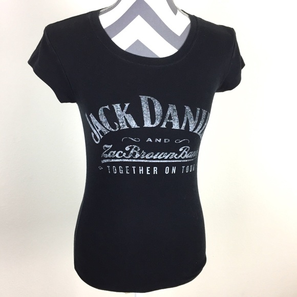 Bella Tops - 5/$25 🦋 Jack Daniels & Zac Brown Band T Shirt M